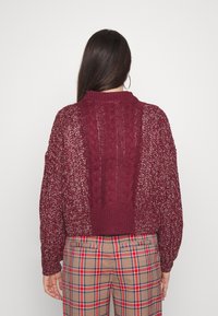Noisy May Strickpullover - bordeaux