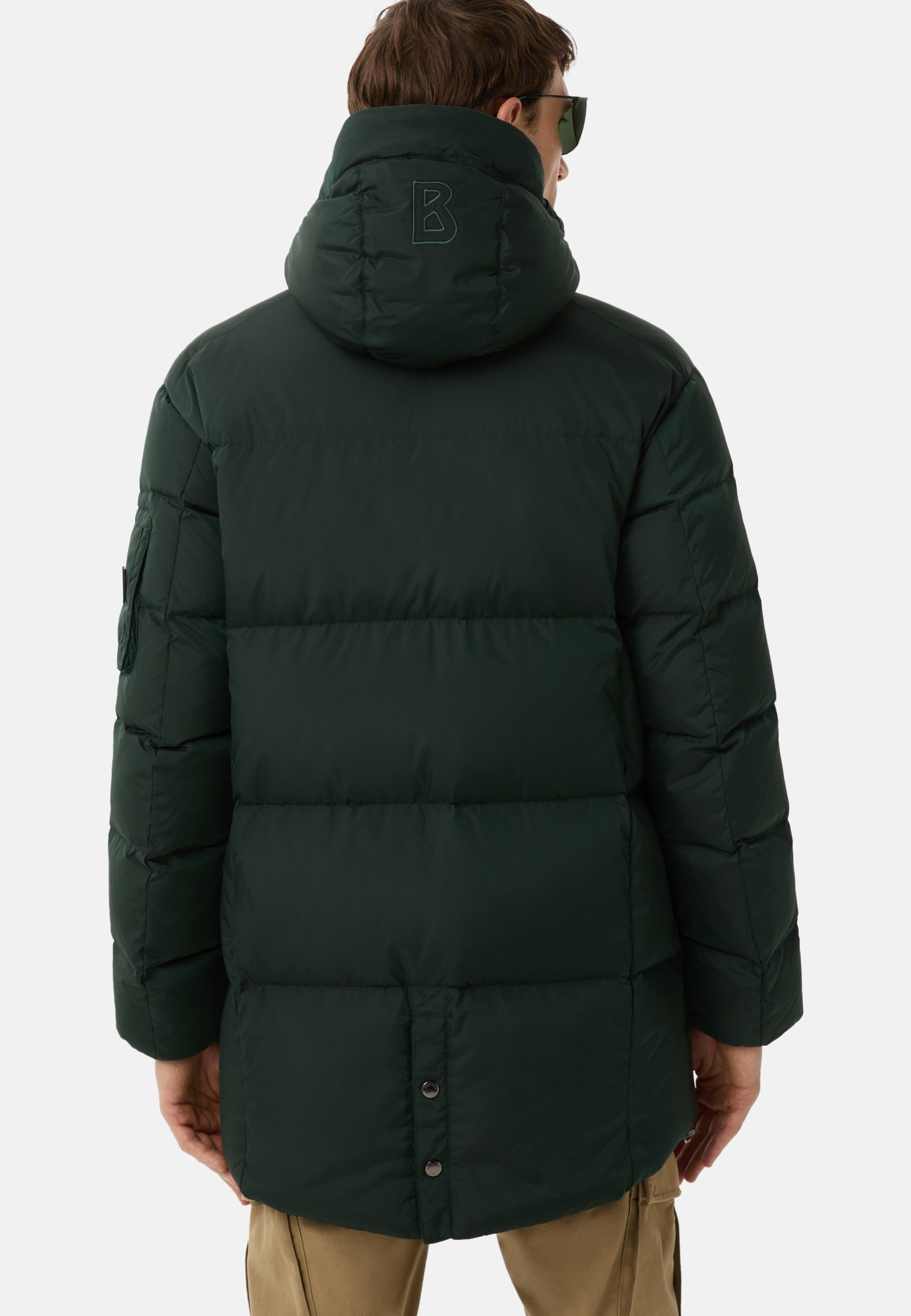 Bogner JONES - Płaszcz puchowy/zielony - Zalando.pl