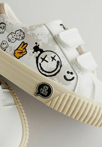 Next Lära-gå-skor - black white