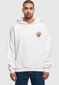 Merchcode GAME TIME GRIT OVERSIZED HOODY - Felpa con cappuccio - white