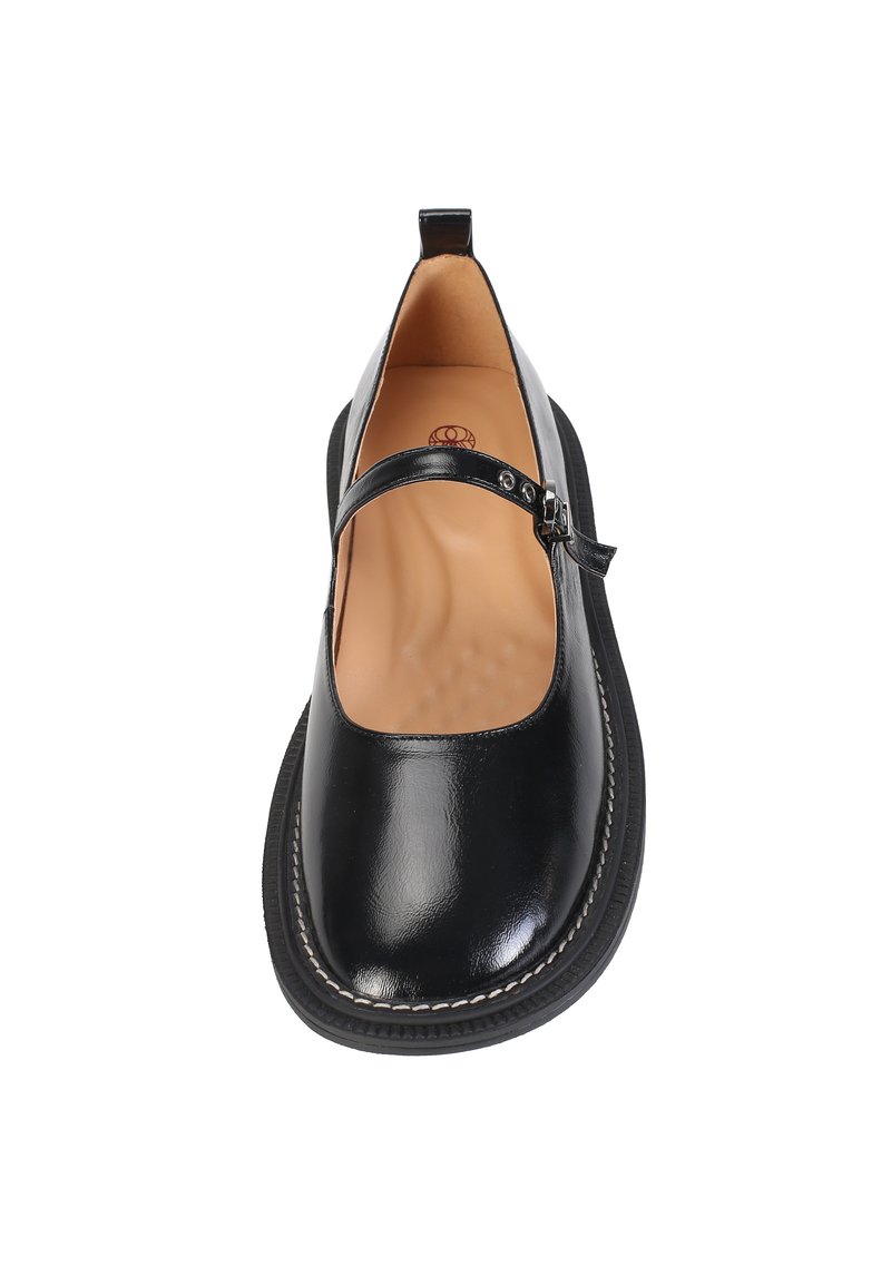 Damen Klassische Ballerinas | Ekonika Riemchenballerina black/schwarz - MA11648 Damen Klassische Ballerinas | Ekonika Riemchenballerina black/schwarz - MA11648