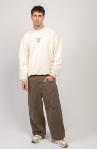 Kaotiko CREW FRONTIER UNISEX - Sudadera - ivory