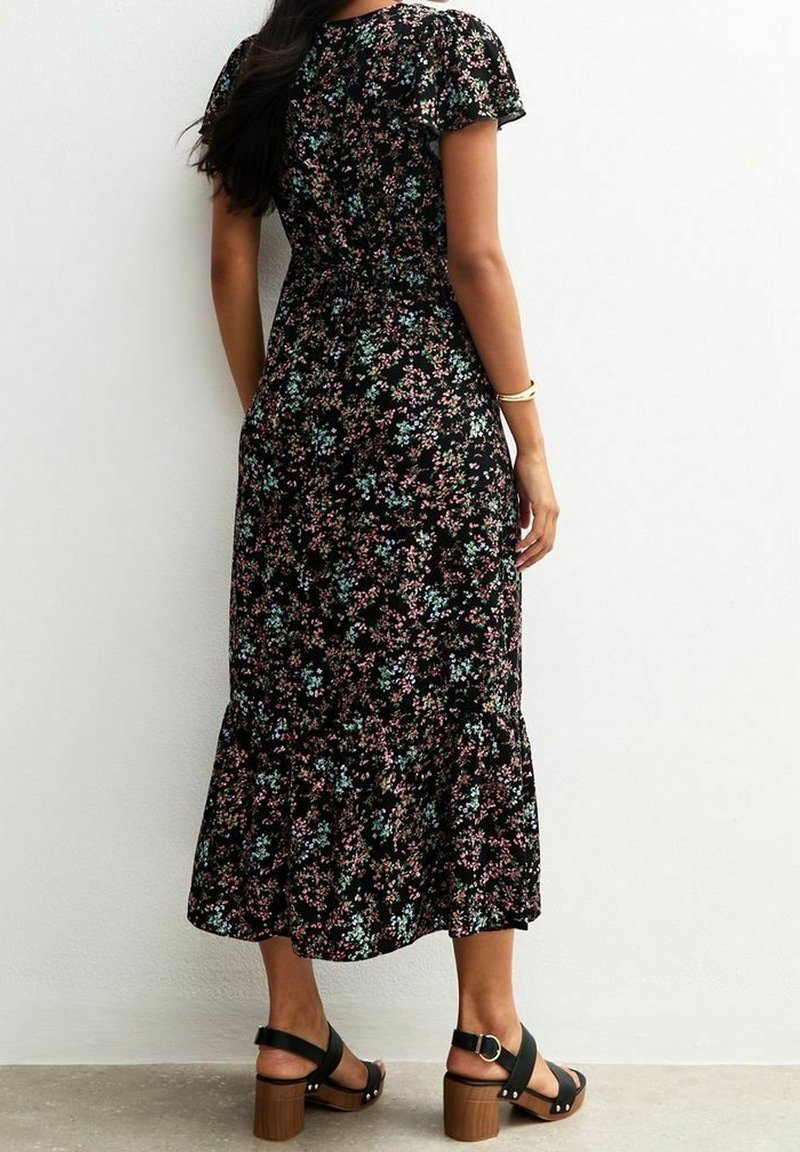 a new day black floral dress Dream Of The Day Black Floral Embroidered Dress  Shop the Mint