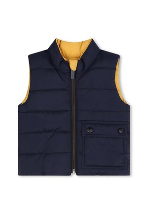 PUFFER SLEEVELESS - Bodywarmer - marine jaune