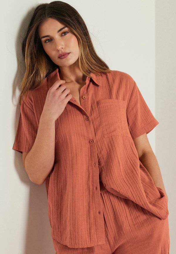 SHORT SLEEVE  - Hemdbluse - orange