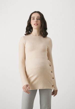 Långärmad tröja - camel
