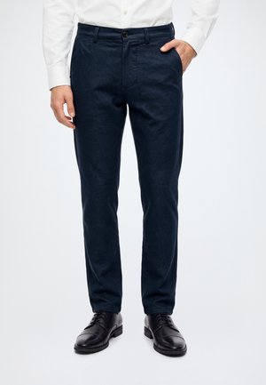 Selected, SLIM PANT  - Панталони - dark sapphire detailstructure