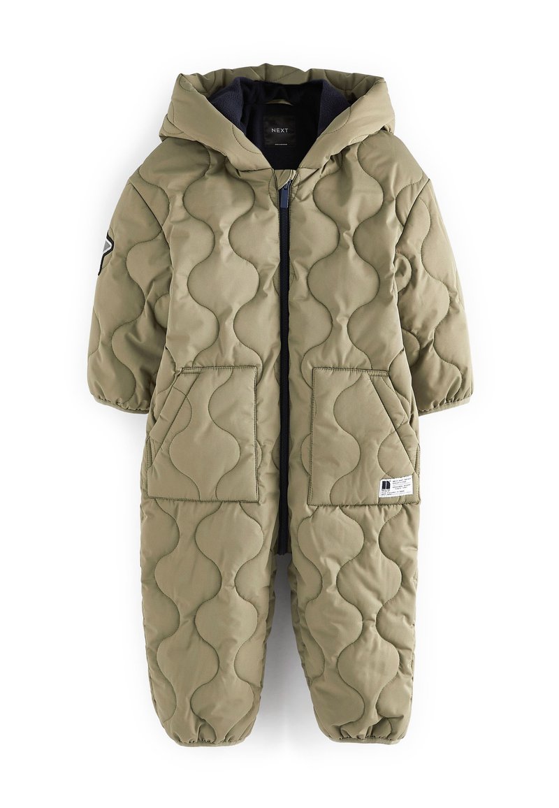 Next - STANDARD - Skafander - khaki green quilted, Povećaj