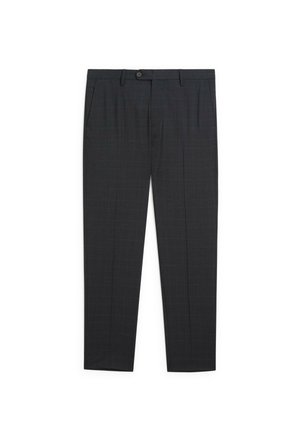 Massimo Dutti CHECK SUIT - Suit trousers - dark blue