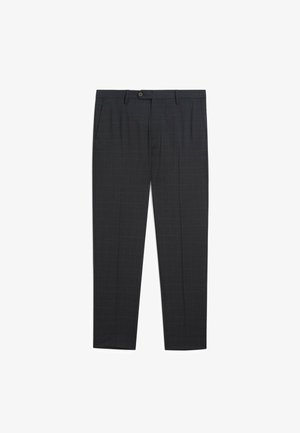 Massimo Dutti CHECK SUIT - Pantalon - dark blue