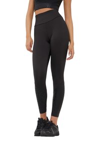Terranova CON DETTAGLI MACULATI LUCCICANTI - Leggings - nero