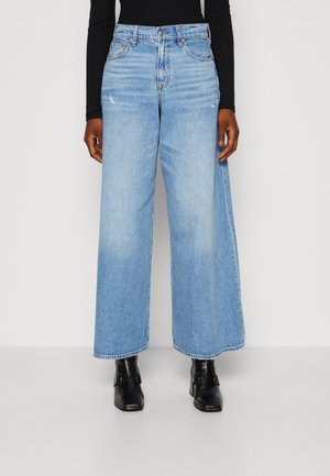 Leveälahkeiset - blue denim