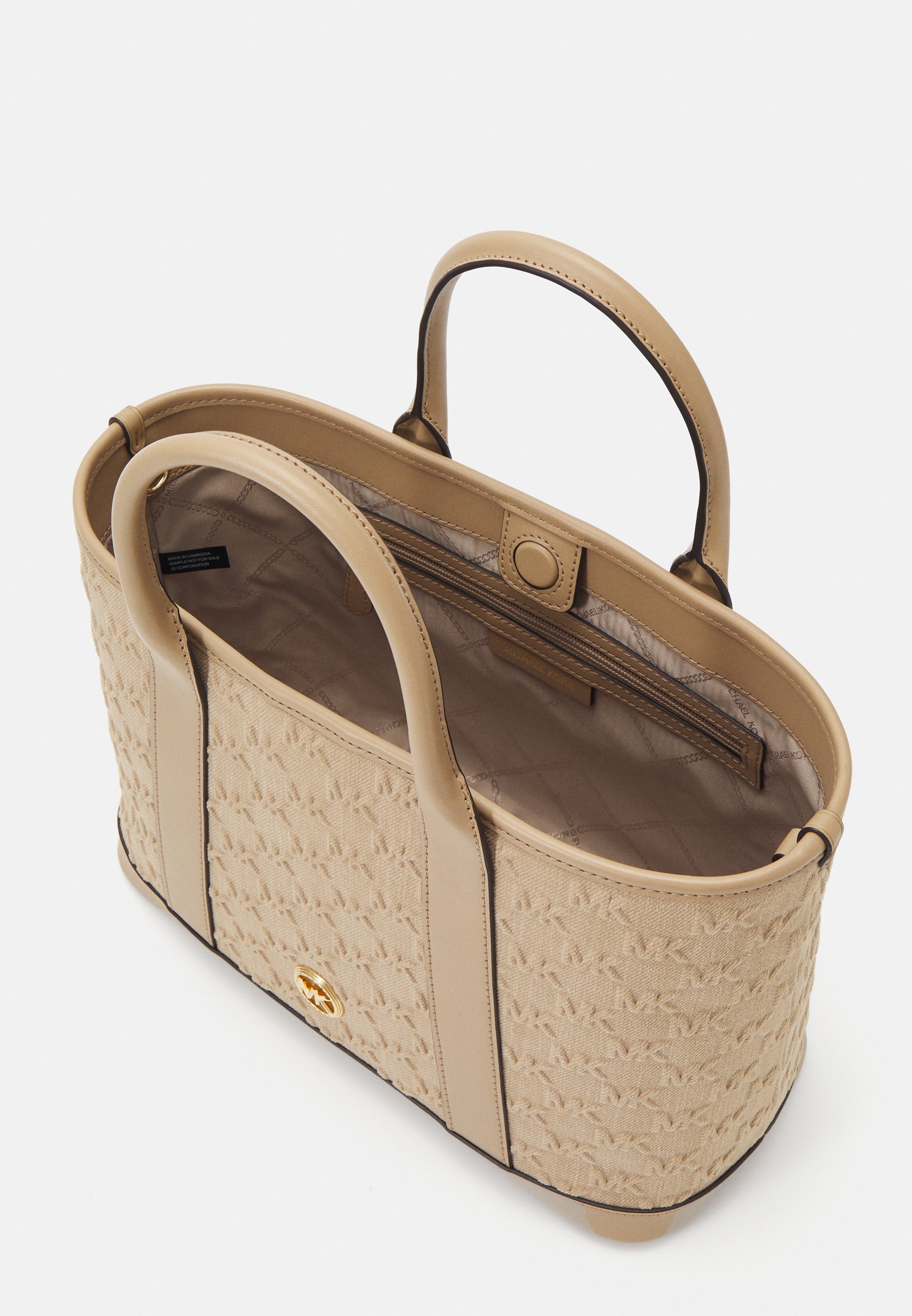 MICHAEL Michael Kors LUISA SATCHEL - Geantă de mână - camel