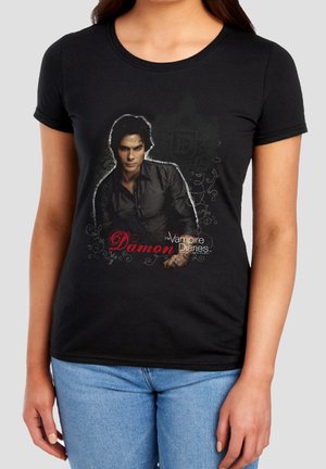 Warner Brothers, VAMPIRE DIARIES/DAMON - T-Shirt print - black