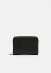 SCULPTED ZIP AROUND DEBOSS - Portafoglio - black
