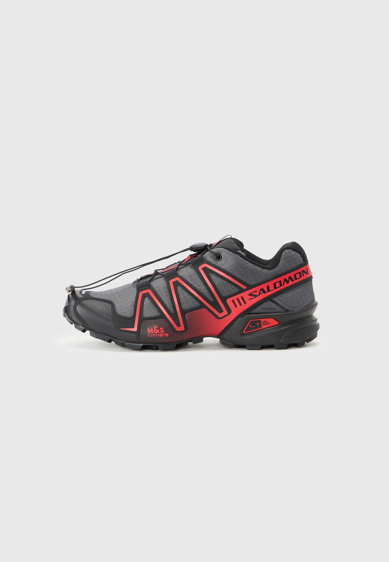 Salomon Sportstyle SPEEDCROSS 3 UNISEX - Sportcipő - asphalt/red/black
