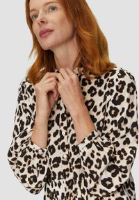 s.Oliver LANGES MIT VOLANTS - Blousejurk - ecru