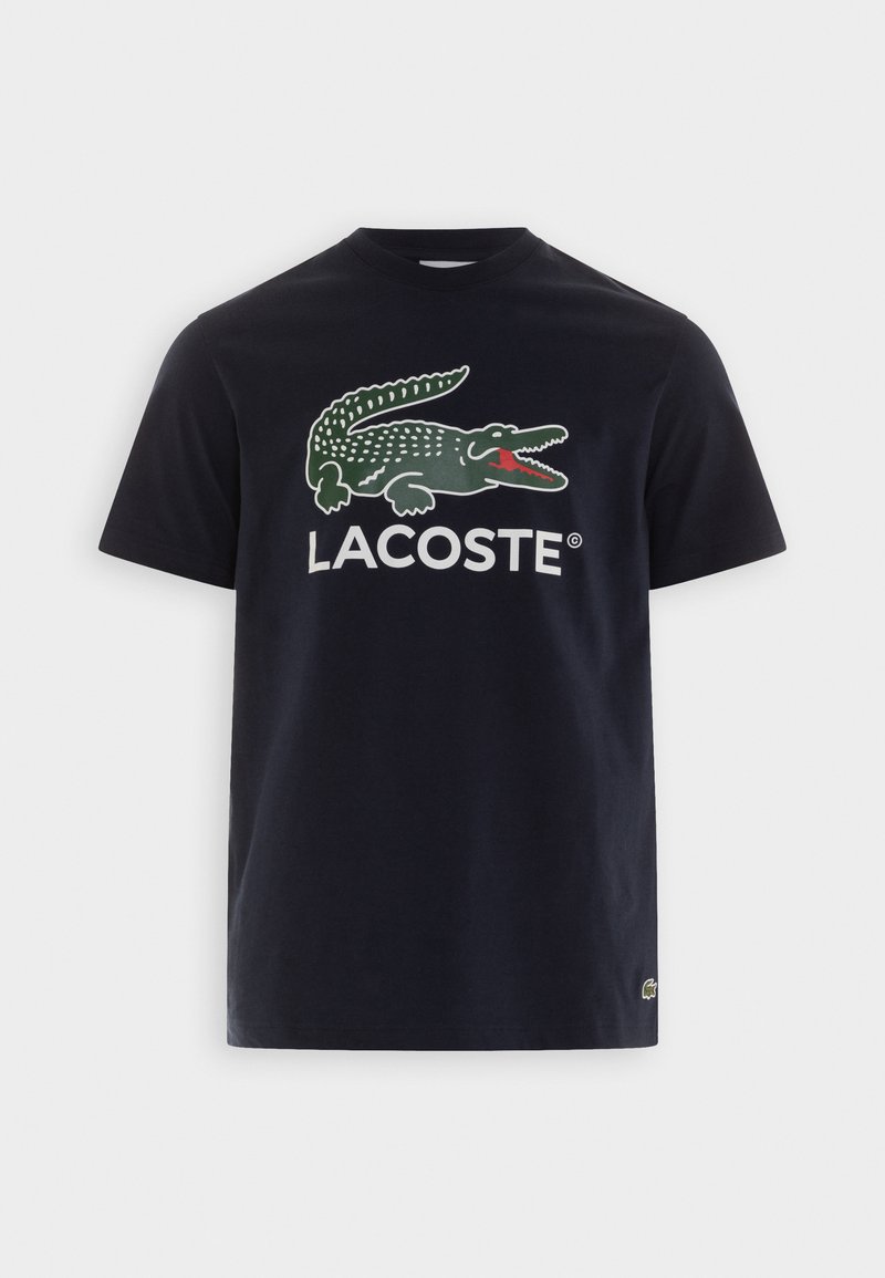 Lacoste T-shirt print donkerblauw
