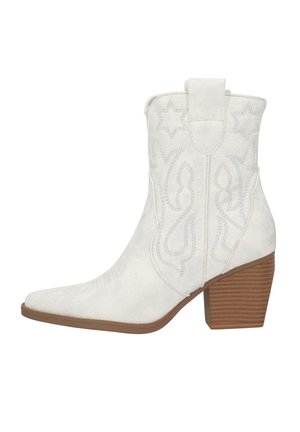 Salinyang Cowboy-/Bikerstiefelette - silberfarben