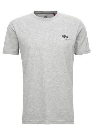 Alpha Industries SMALL LOGO - T-shirt basic - grey heather