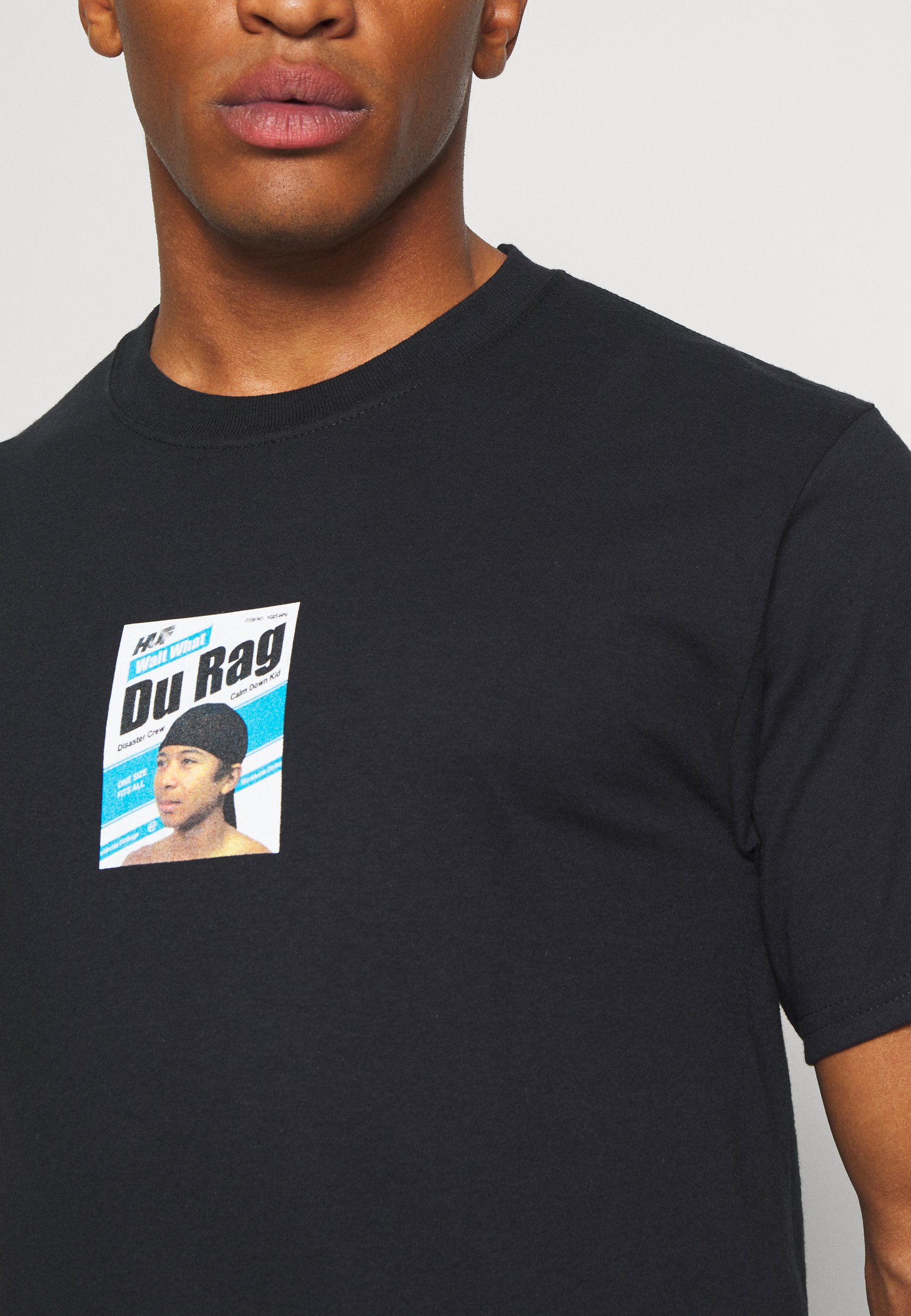 HUF DU RAG - T-shirt med print - black 