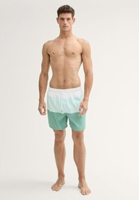 TOM TAILOR Plavecké šortky - mint moss