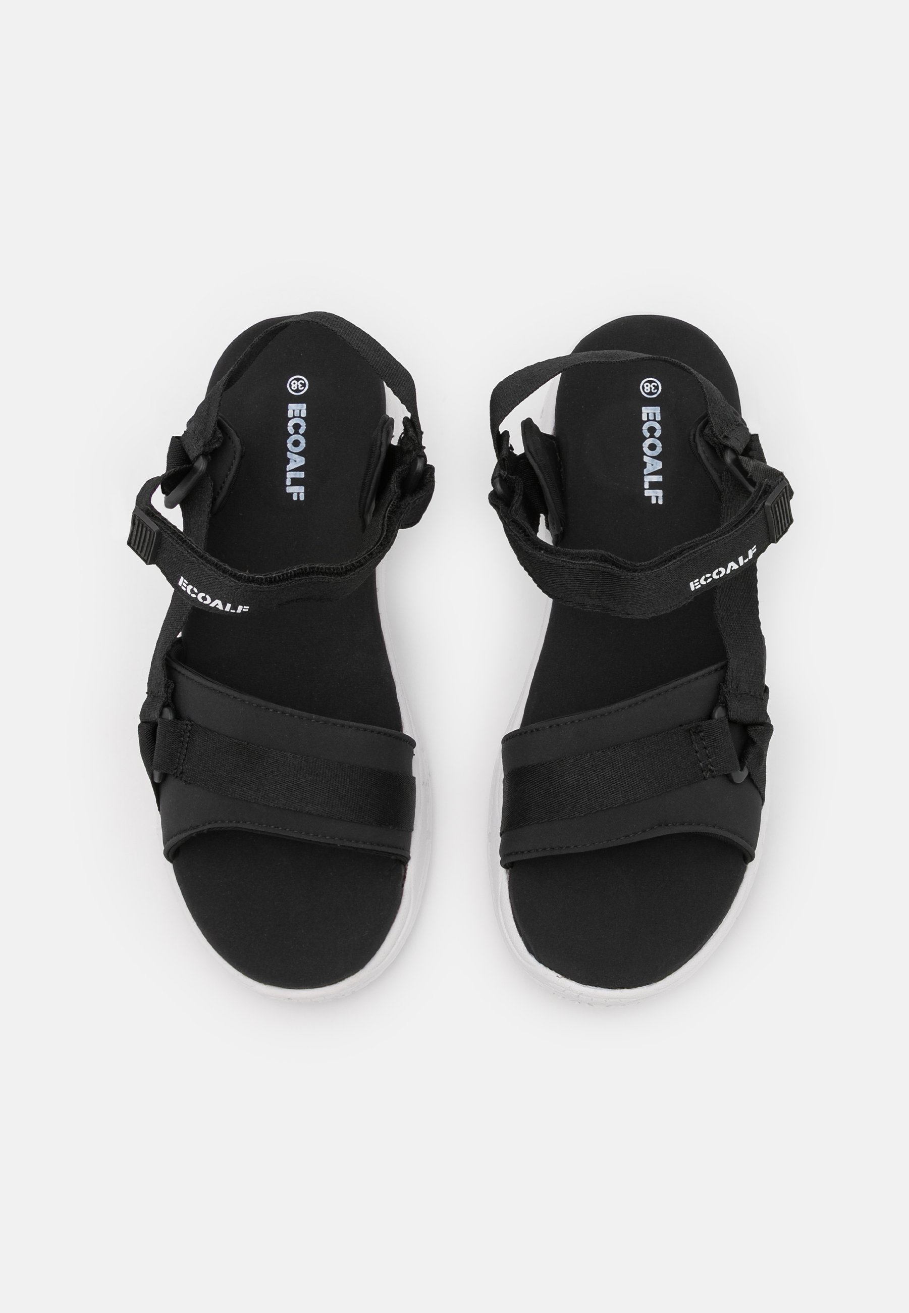 Ecoalf SOFIA - Sandalias con plataforma - black/negro - Zalando.es