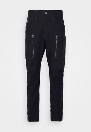G-STAR ZIP 3D SKINNY - Housut - black