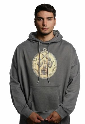 UOMO - Felpa con cappuccio - black-802