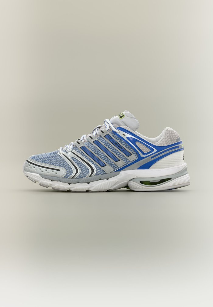 adidas ADISTAR CONTROL 5 UNISEX - Trainers - silver-coloured metallic/hi res blue/lucid lemon