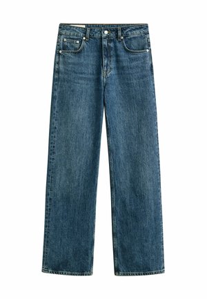 GANT, GANT RELAXED JEANS - Relaxed fit jeans - mid blue worn in