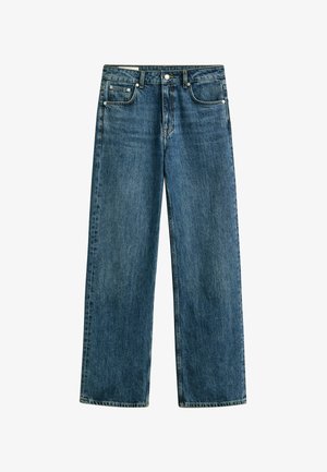 GANT, GANT RELAXED JEANS - Relaxed fit jeans - mid blue worn in