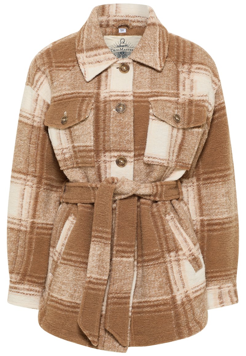 dreimaster Mantel beige