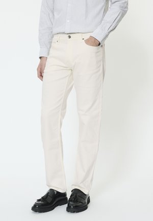 MIKE - Jeans Straight Leg - off white
