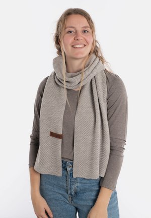 Sjaal Cosy Chic Green Olive Melee, cashmere sjaal, groene sjaals