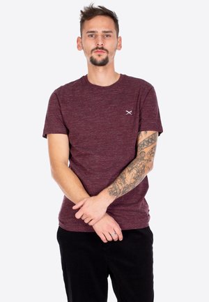 Iriedaily CHAMISSO - T-Shirt basic - maroon mel.