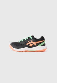 ASICS - GEL DEDICATE 8 UNISEX - Multicourt Tennisschuh - black/vivid coral Thumbnail-Bild 1