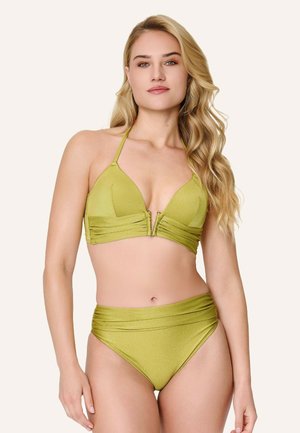 TRIANGLE PADDED SET - Bikini - moss green