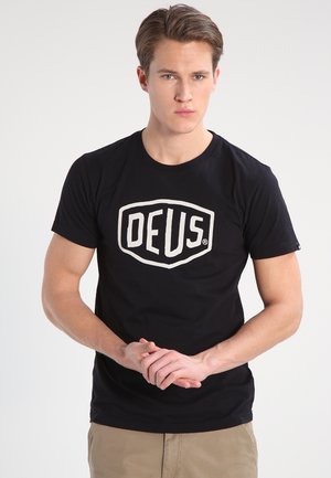 SHIELD - T-shirt con stampa - black