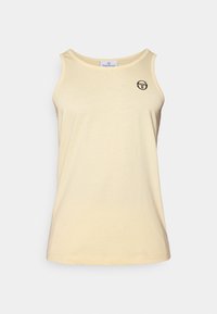 STANILO TANK - Linne - wood ash/black
