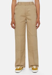 DOUBLE KNEE - Bukser - khaki