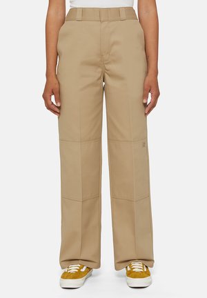 DOUBLE KNEE - Kalhoty - khaki