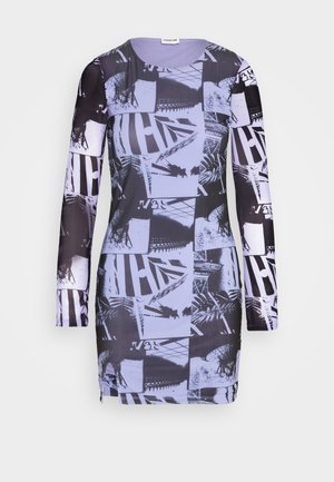 Noisy May NMCARRIE SHORT SLIT DRESS - Rochie tip creion - jacaranda