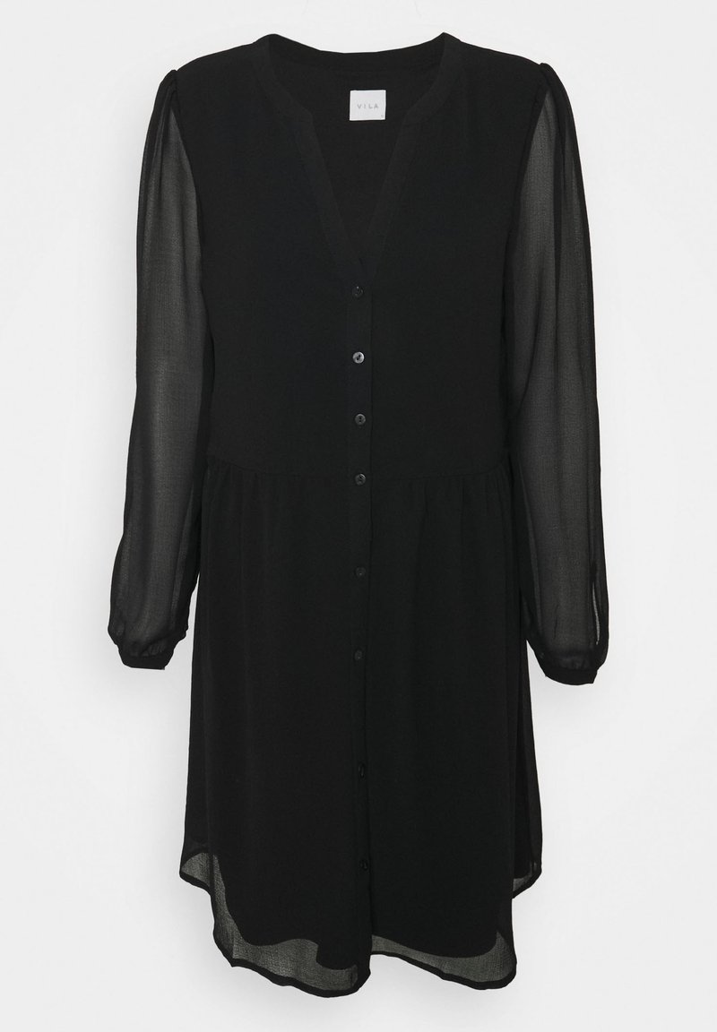 Vila Blousejurk zwart Vila Blousejurk zwart