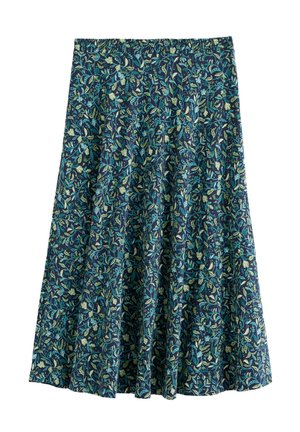 Seasalt Cornwall, SEASALT CORNWALL ORCHARD SKIRT - Jupe trapèze - navy - garden peas maritime