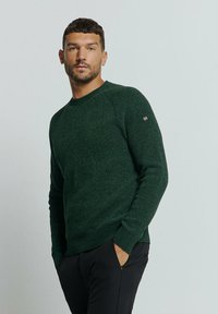 NO EXCESS CREWNECK - Strickpullover - dark green