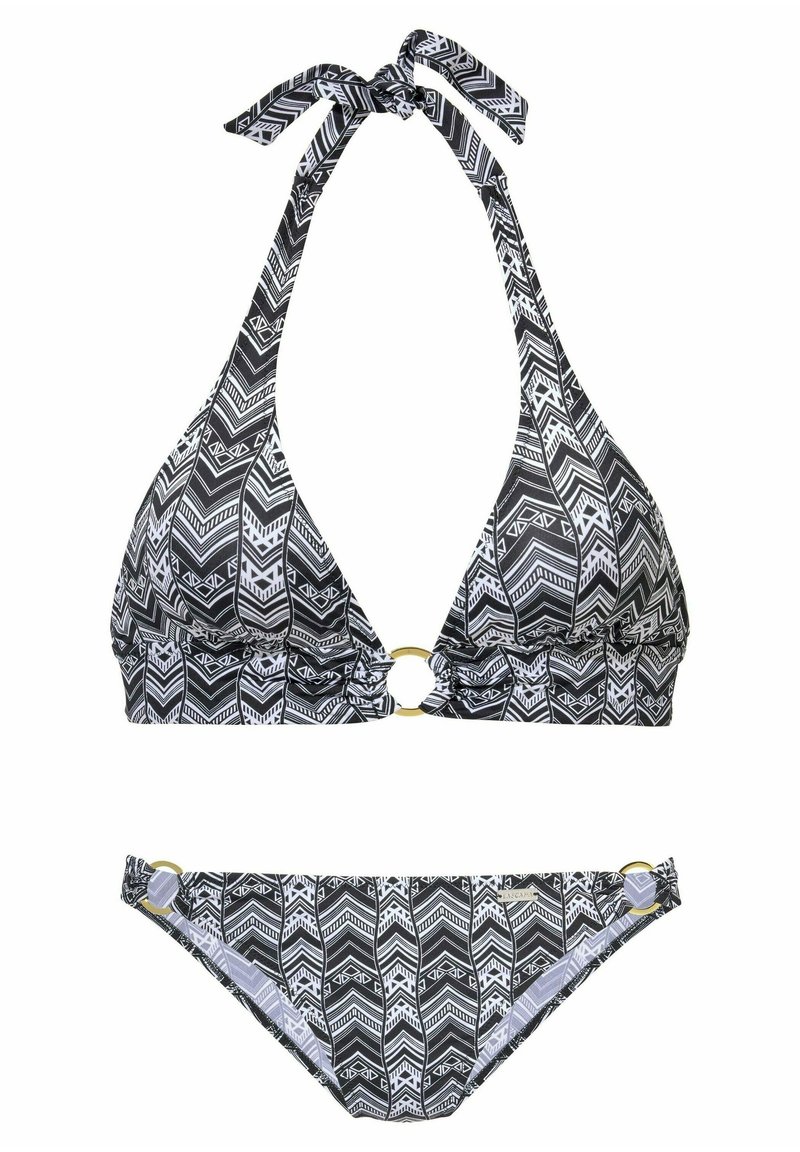LASCANA TRIANGEL Bikini schwarzweiß/nero Zalando.it