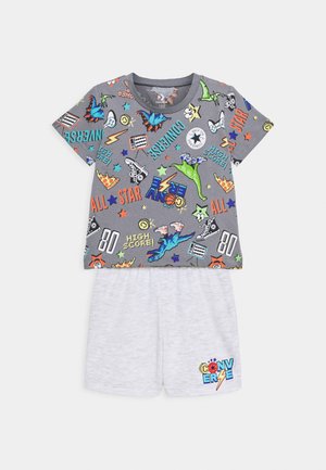SET - Triko s potiskem - lunar rock heather
