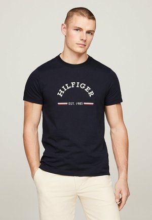 Tommy Hilfiger LOGO  - T-Shirt print - desert sky