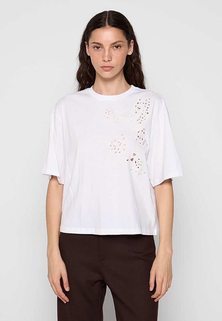 TWINSET T-shirt basic wit TWINSET T-shirt basic wit